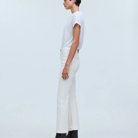 Madewell Petite Kick Out Crop Vintage Canvas Jeans Size 27P - Picture 3 of 6